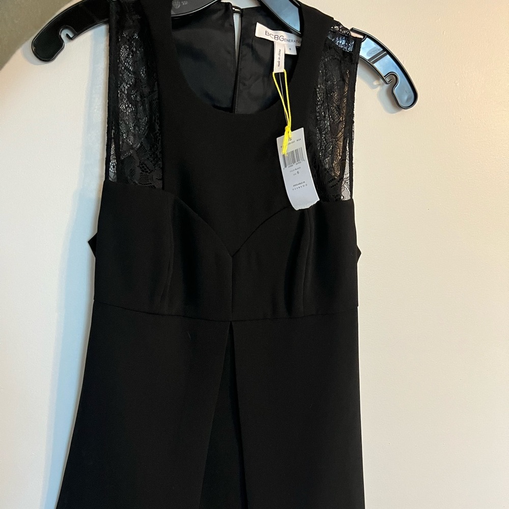 BCBG Black Formal Lace Dress